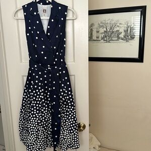 Anne Klein polka dot dress!